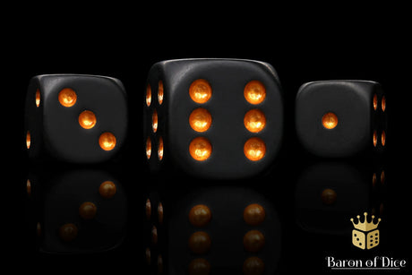 Matte Black Universal Dice