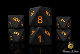 Matte Black D8 Dice