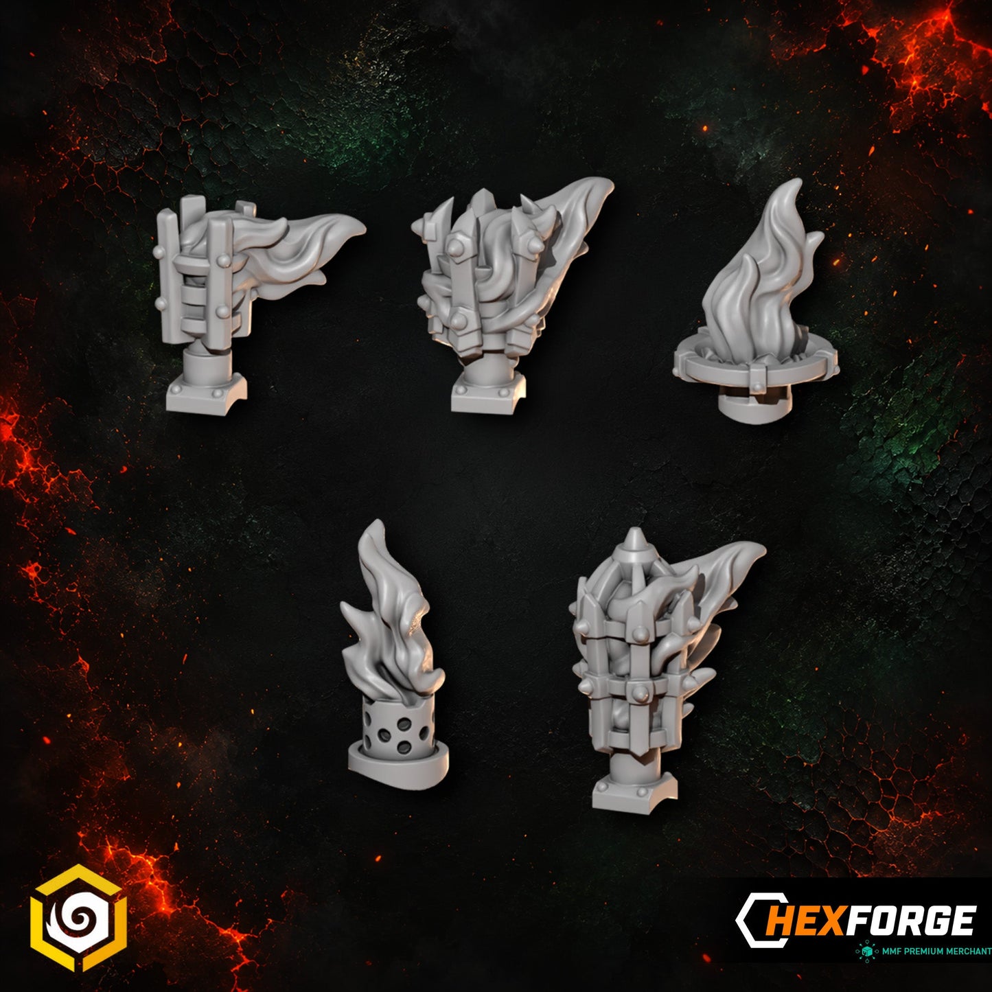 Anvil Wardens - Backpack Decorations