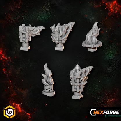 Anvil Wardens - Backpack Decorations