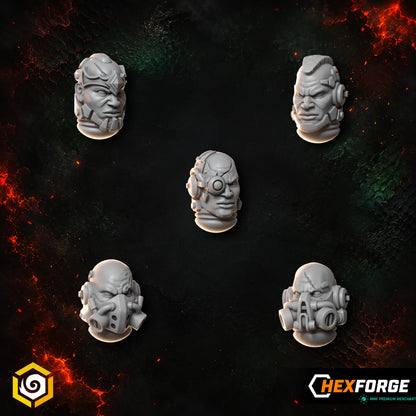Anvil Wardens - Heads & Helmets