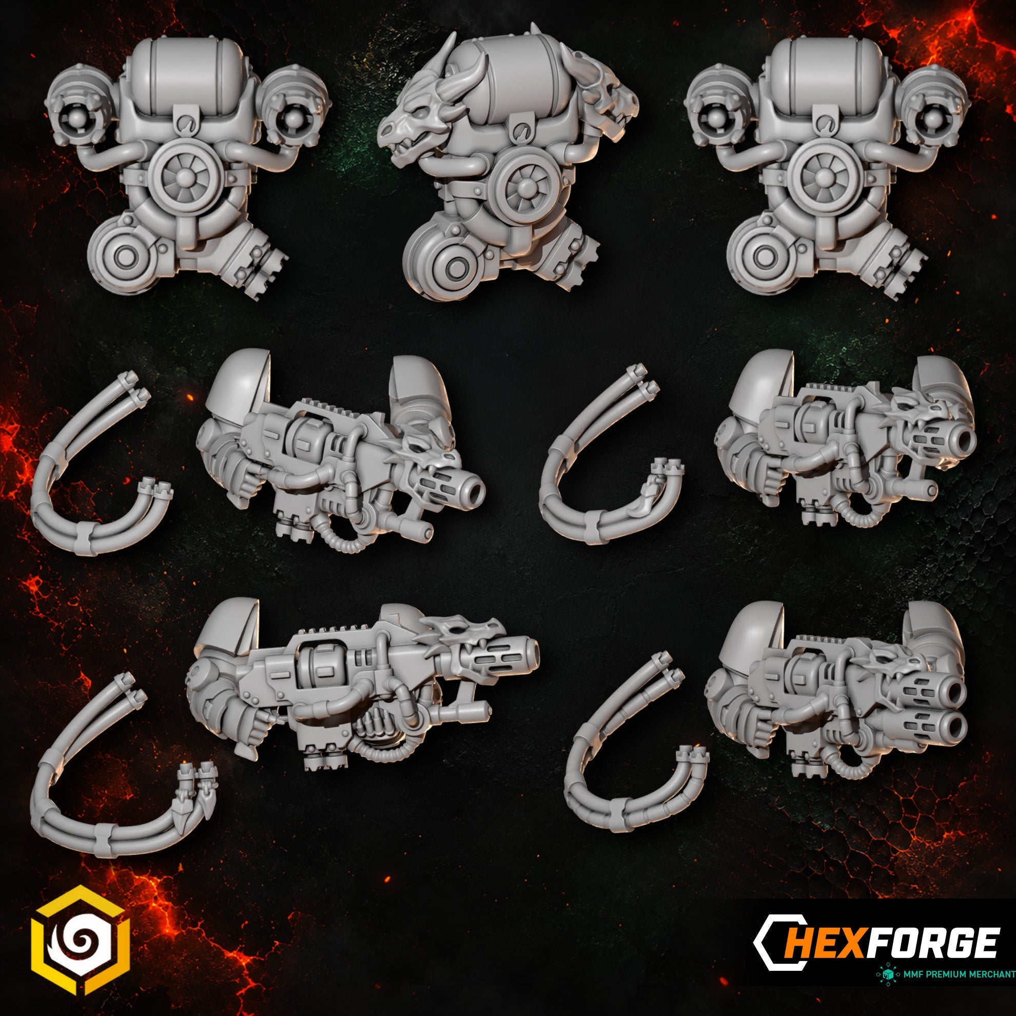 Anvil Wardens - Heavy Armor: Hellfire Guns
