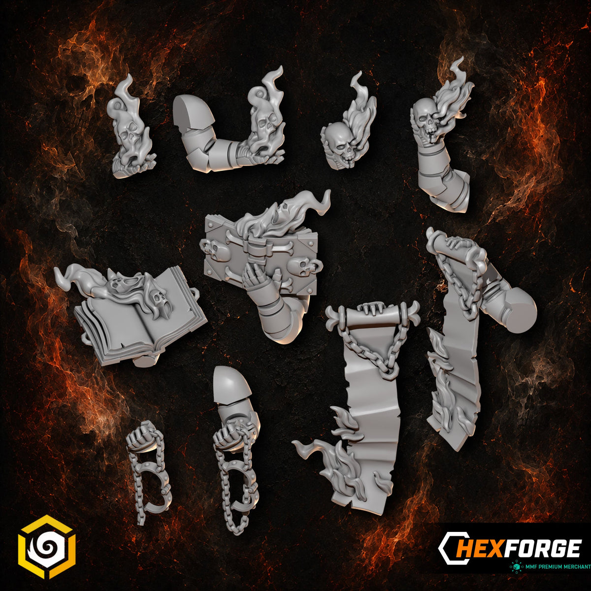 Cursed Company - Hand & Arm Decorations