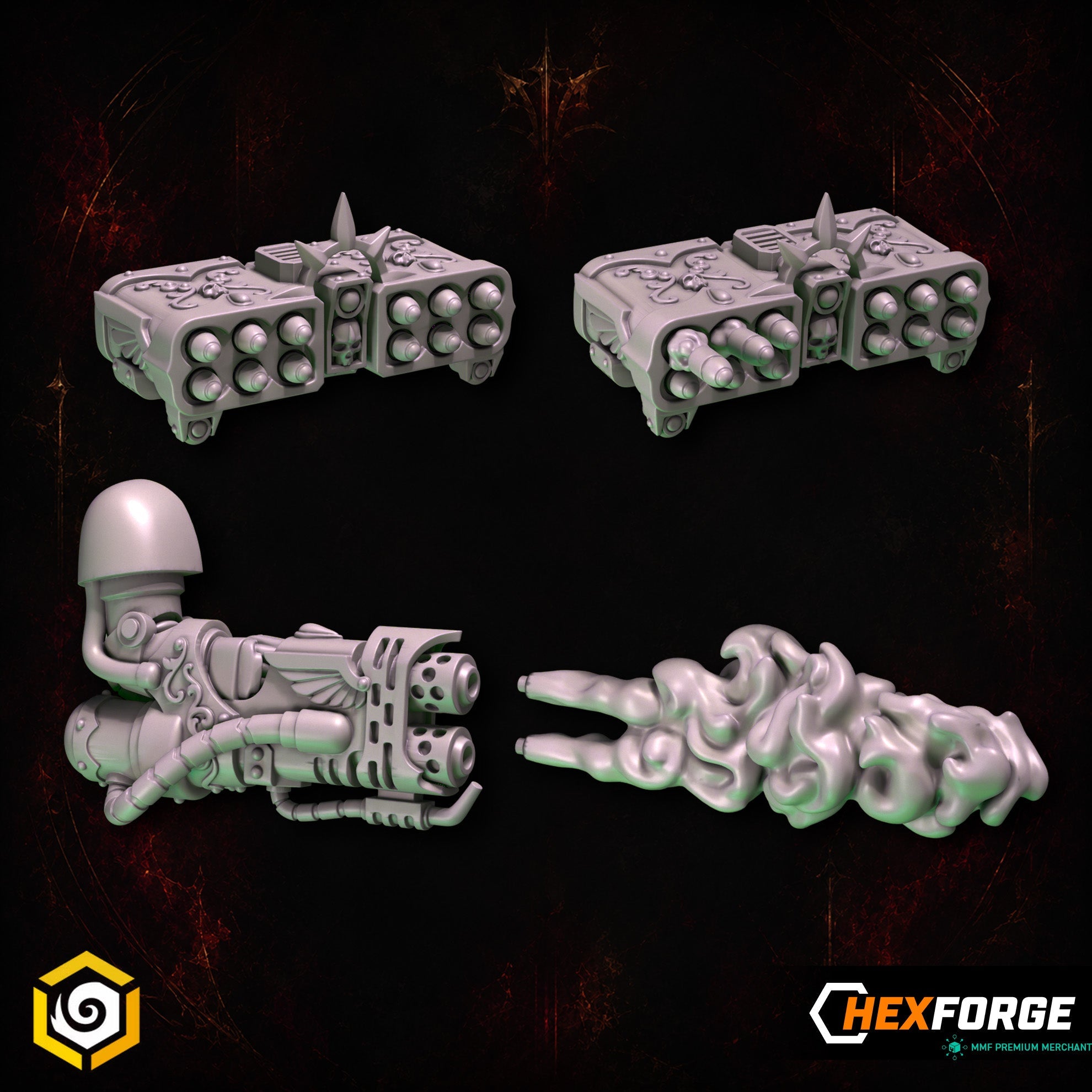 Crimson Lords - Big Armor: Heavy Weapons