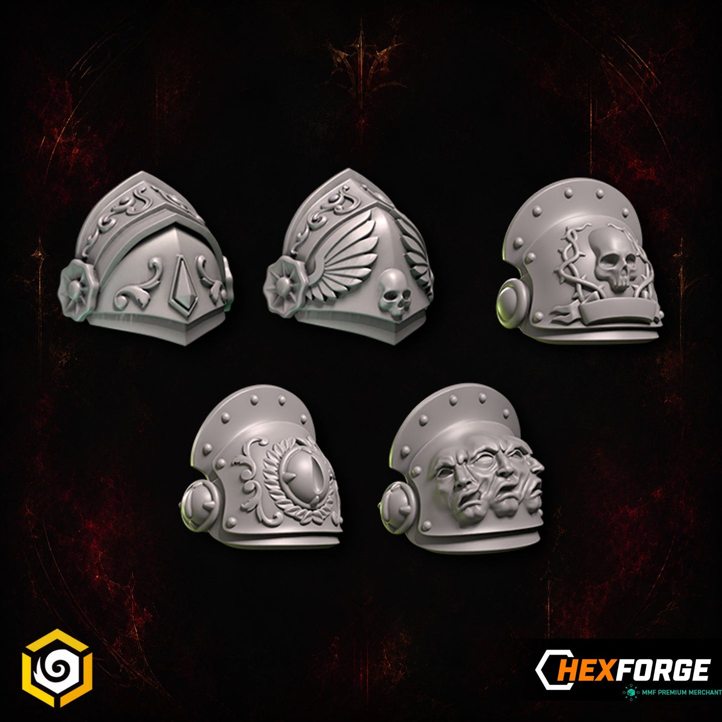 Crimson Lords - Big Armor: Shoulder Armor