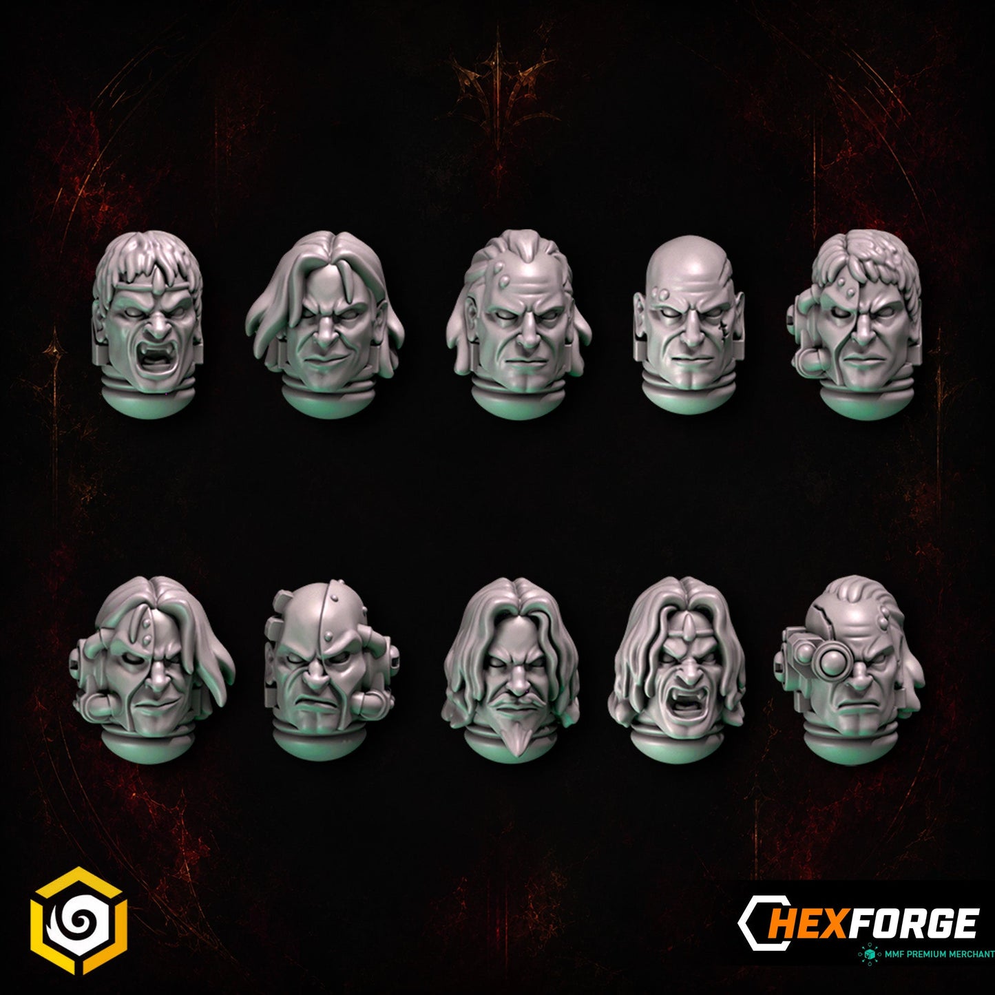 Crimson Lords - Heads