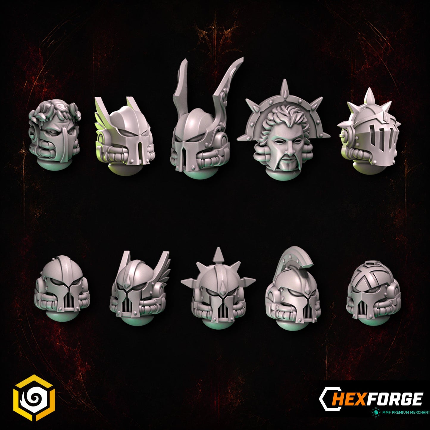 Crimson Lords - Heads