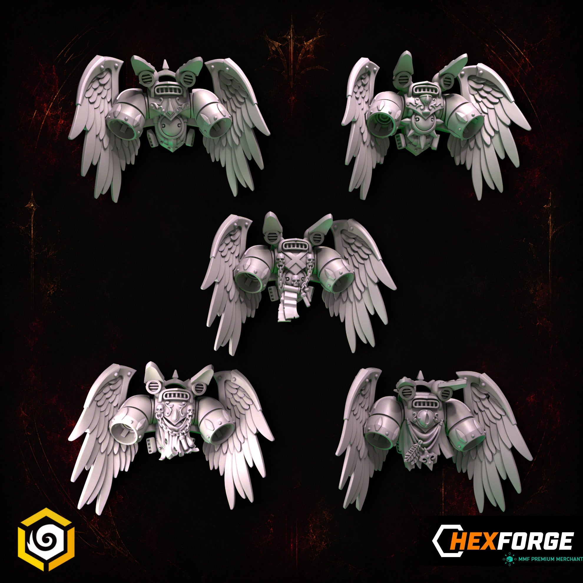 Crimson Lords - Winged Jet Packs