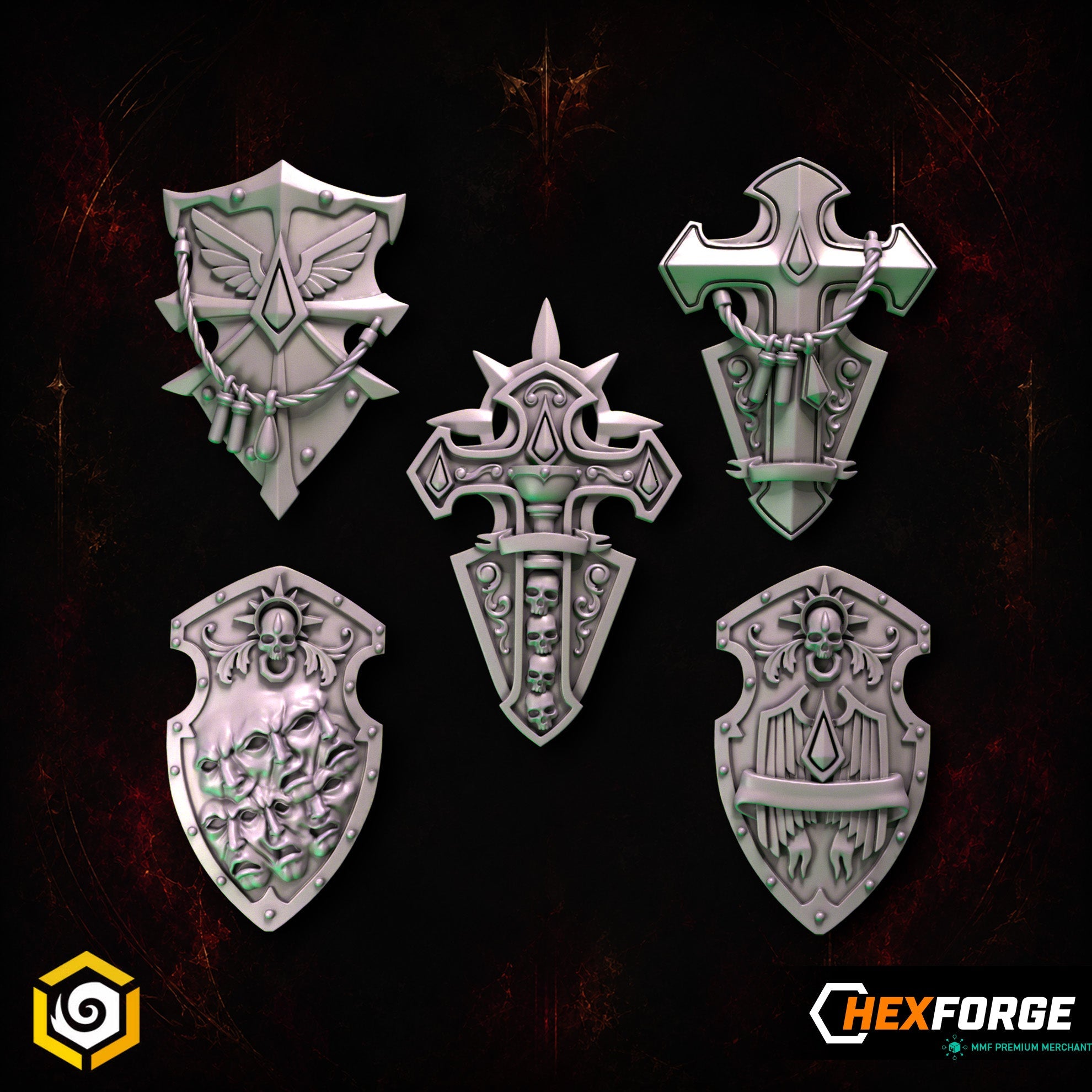 Crimson Lords - Shields