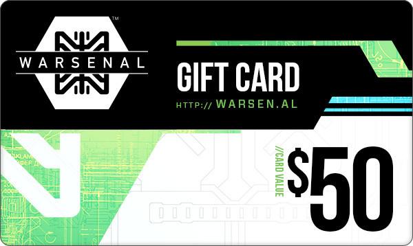 Warsenal Digital Gift Card
