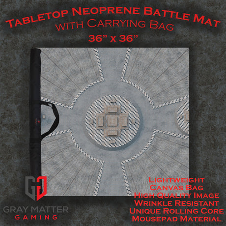 Grand Concourse - Neoprene Battle Mat - Warhammer, AoS, 40K, MCP, Shatterpoint, Legion, More