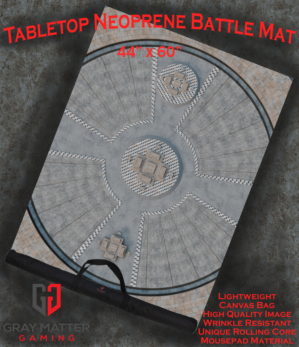 Grand Concourse - Neoprene Battle Mat with Bag