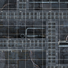 Sci-Fi Skirmish Premium - 24x24 with 3" Grid - Double Sided Neoprene Mat with Bag