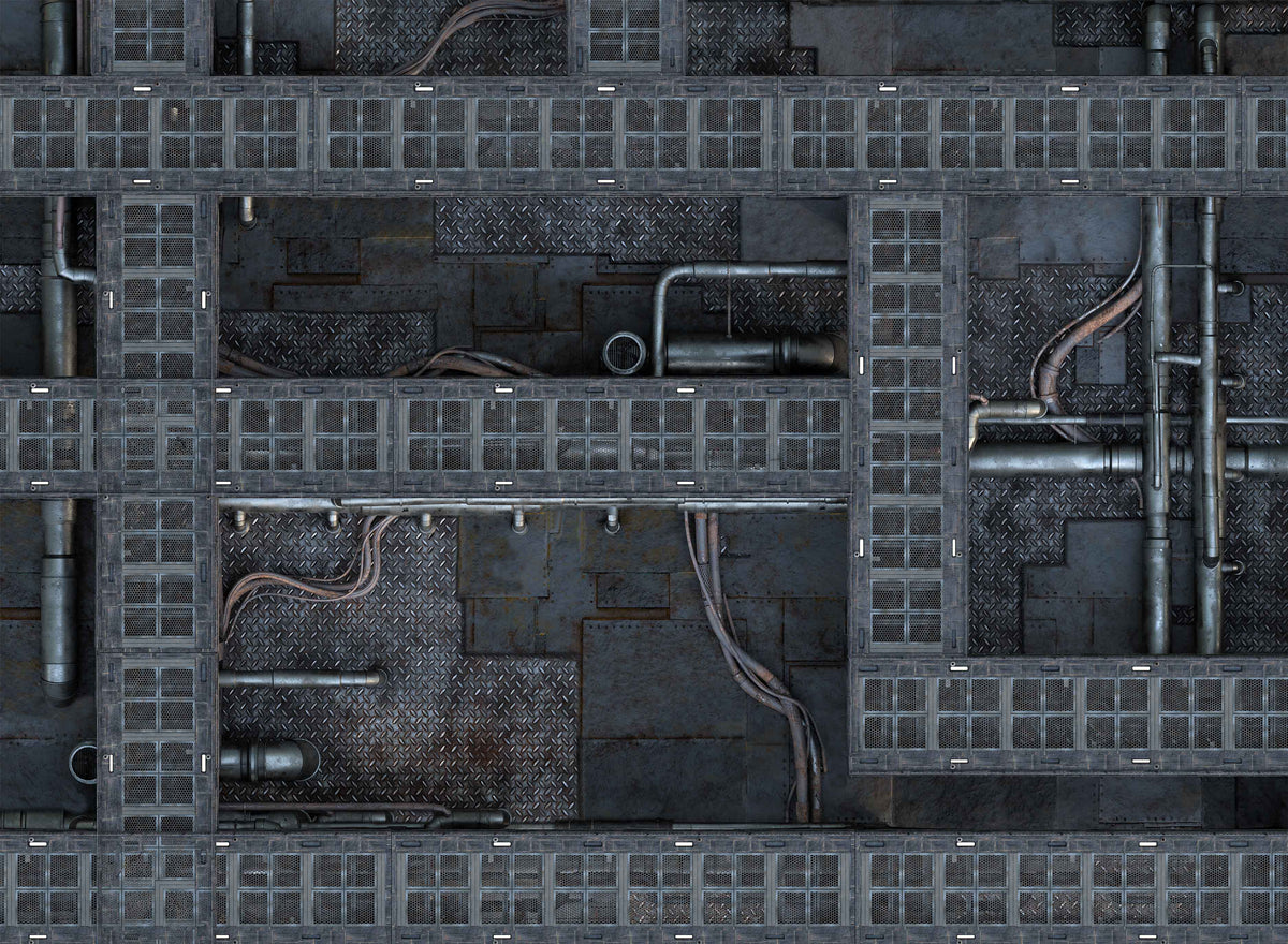 Grimdark Station - Neoprene Battle Mat with Bag