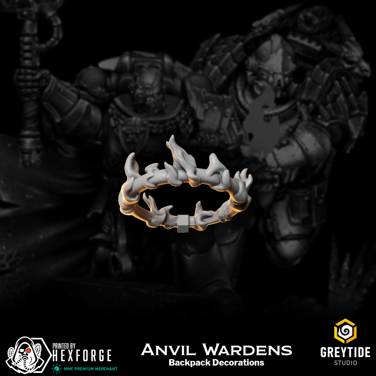 Anvil Wardens - Backpack Decorations