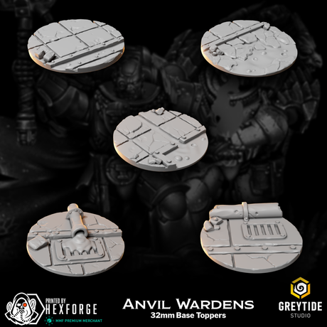 Anvil Wardens - Base Toppers