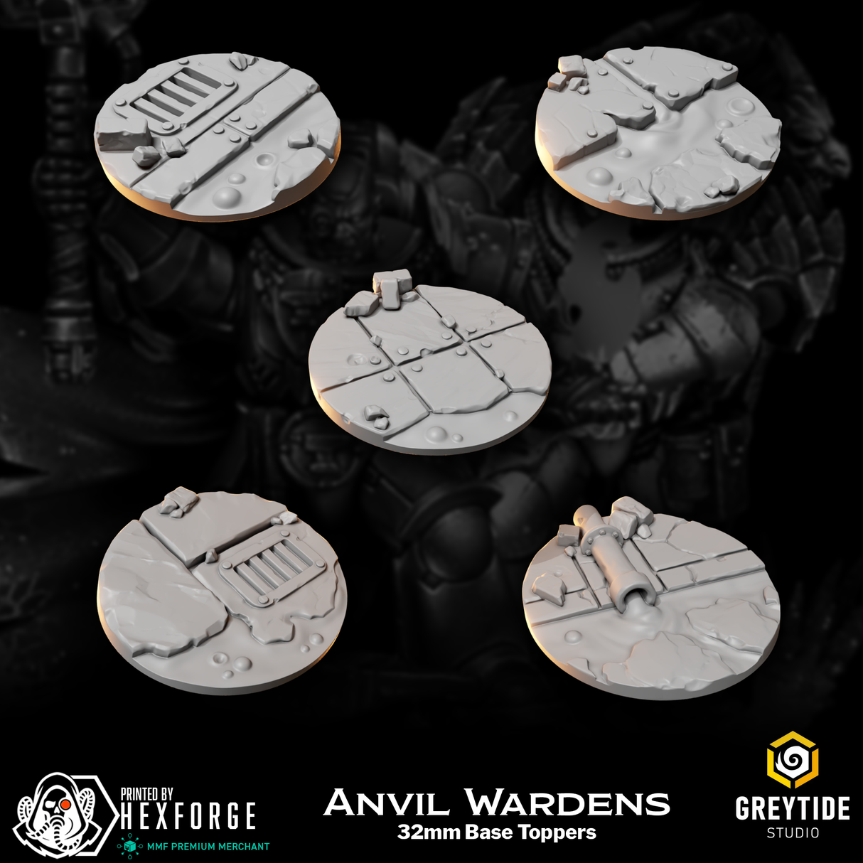 Anvil Wardens - Base Toppers