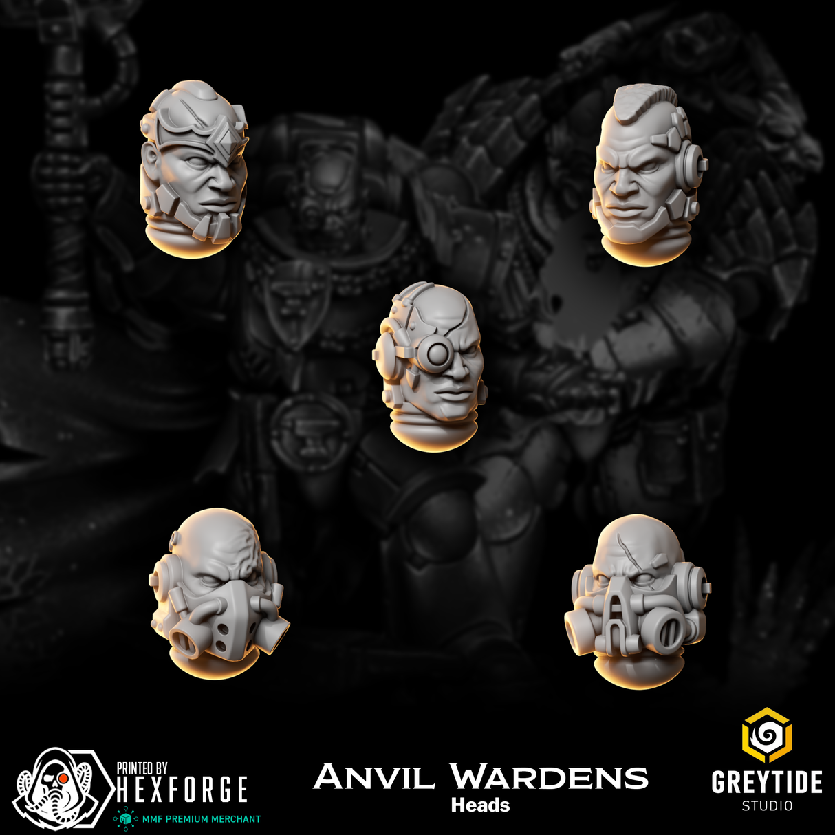 Anvil Wardens - Heads & Helmets