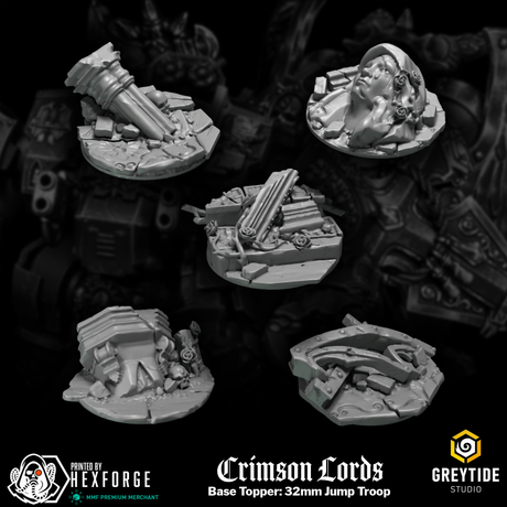 Crimson Lords - Base Toppers