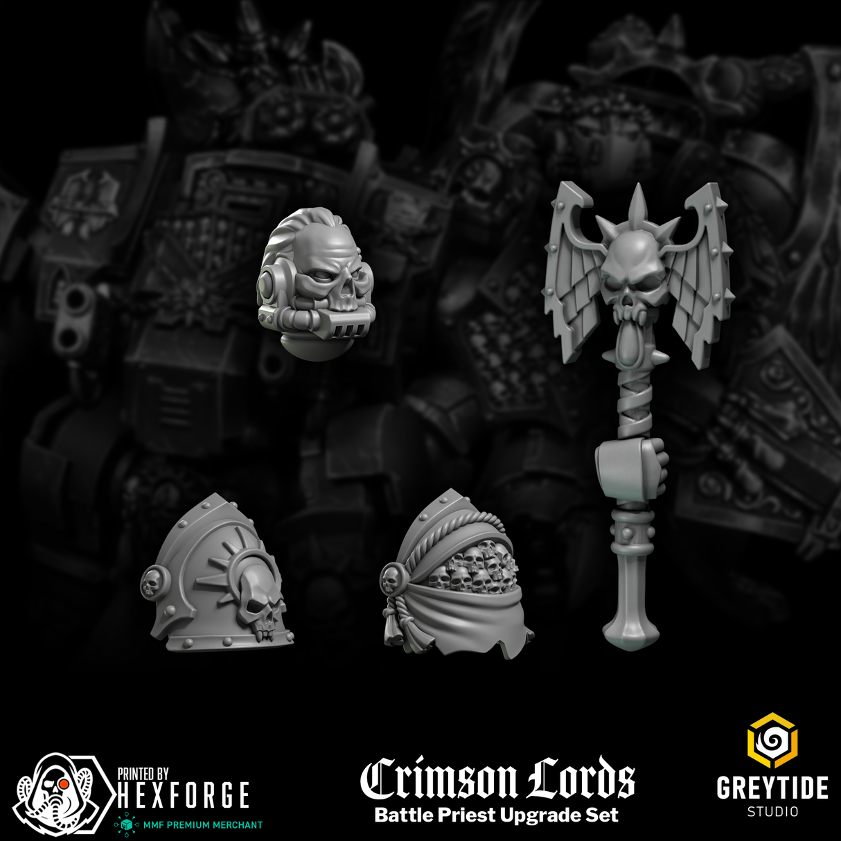 Crimson Lords - Battle Priest Upgrade Set