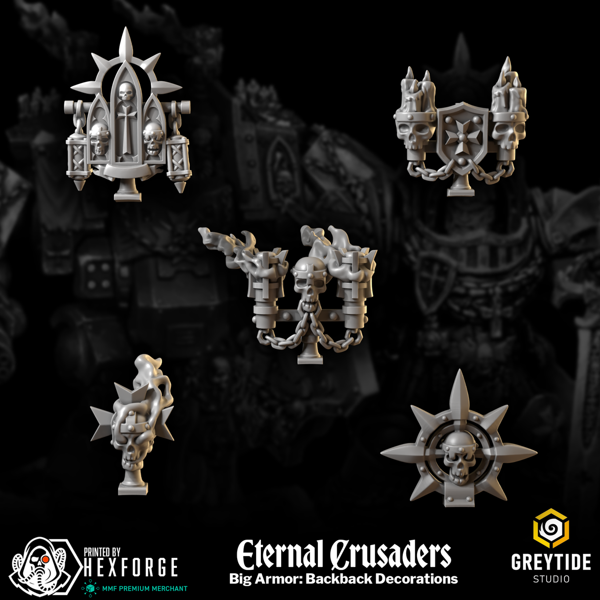 Eternal Crusaders - Big Armor: Backpack Decorations