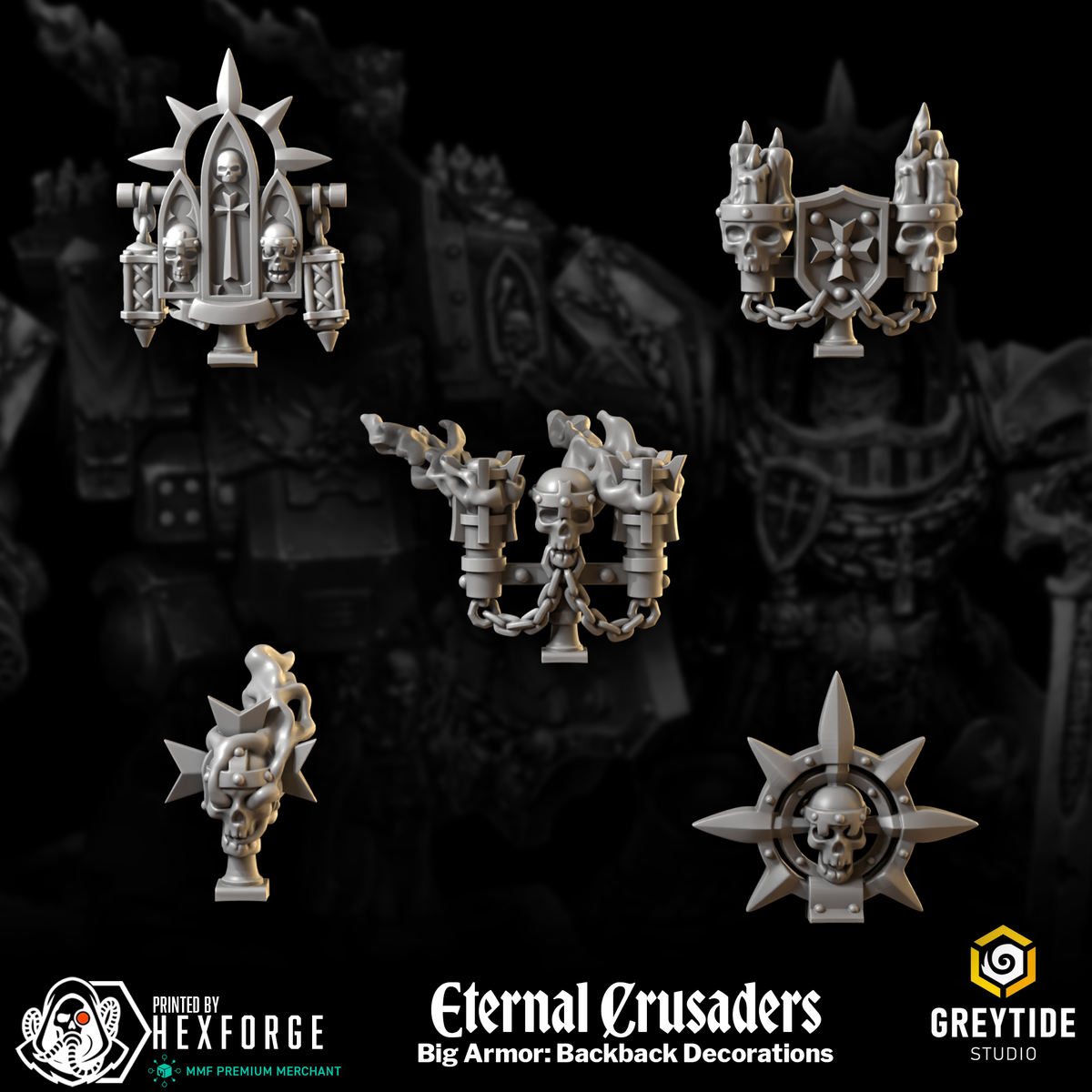 Eternal Crusaders - Big Armor: Backpack Decorations