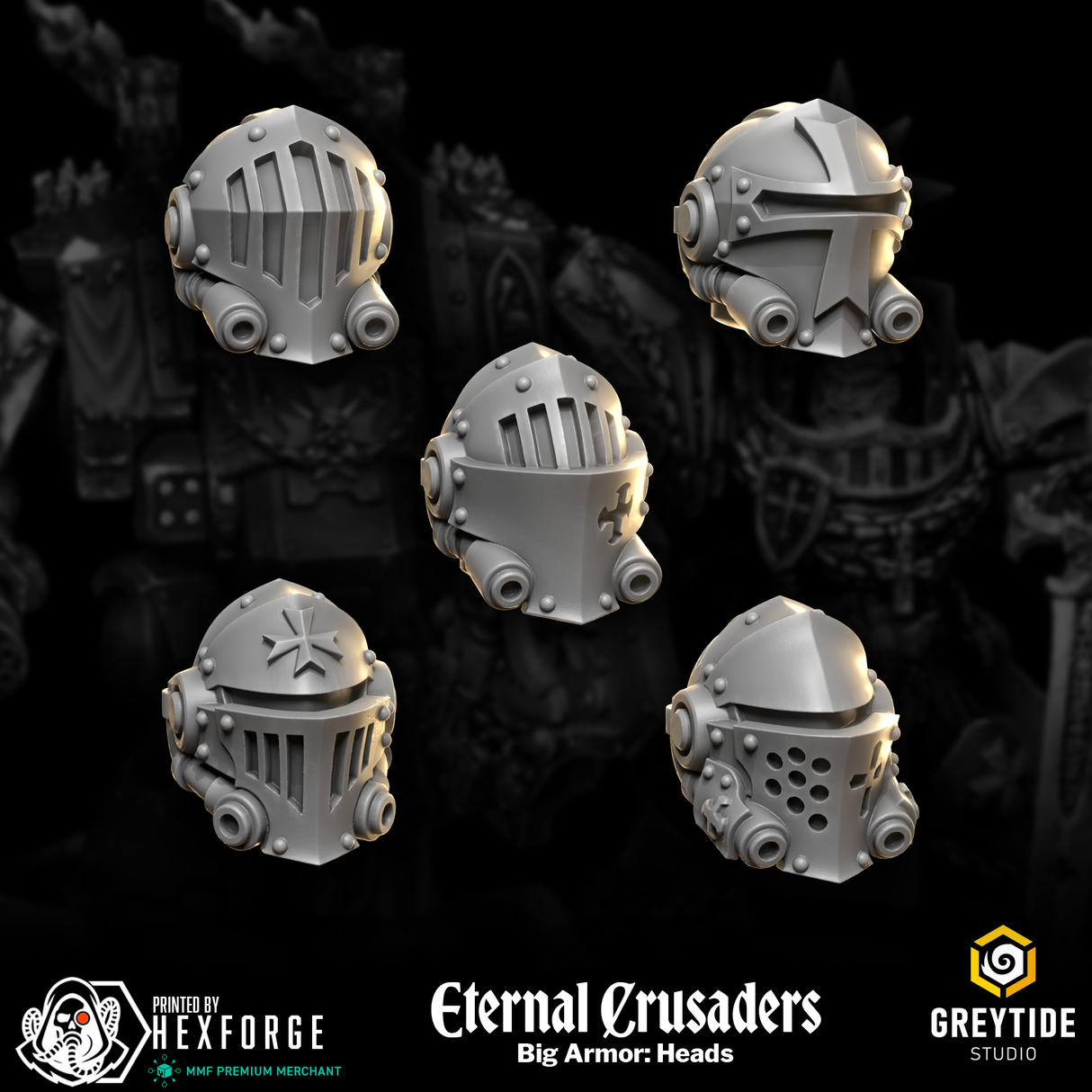 Eternal Crusaders - Big Armor: Heads & Helmets