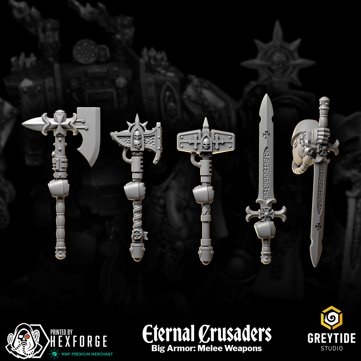 Eternal Crusaders - Big Armor: Melee Weapons