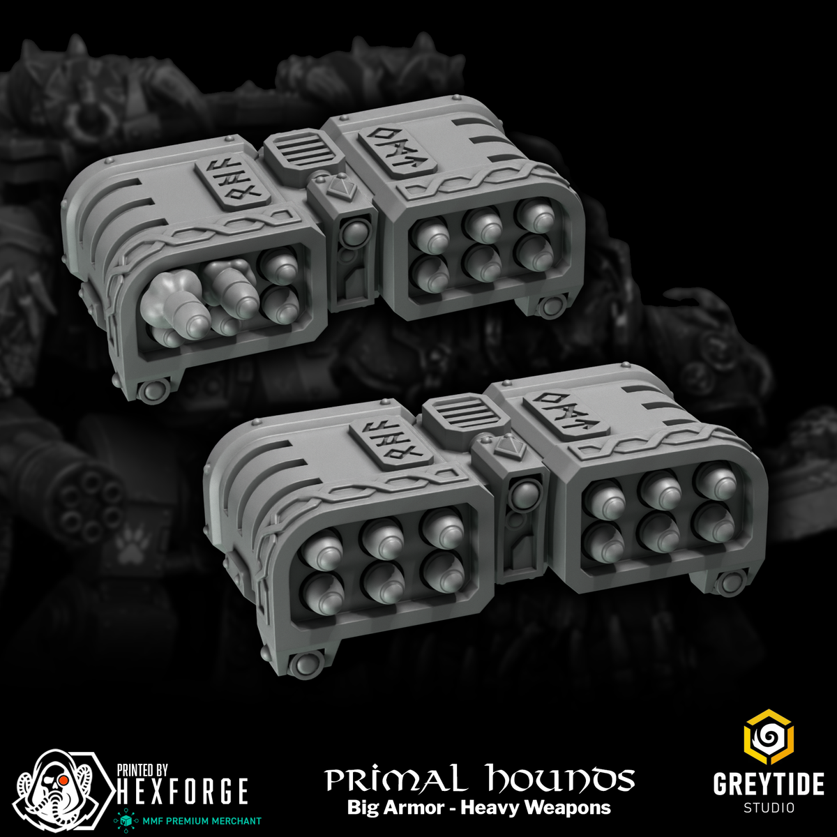 Primal Hounds - Big Armor - Heavy Weapons