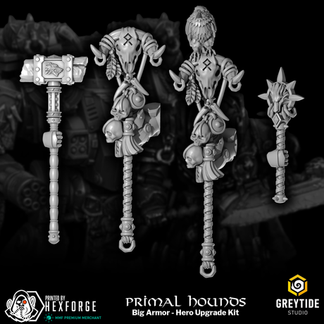 Primal Hounds - Big Armor - Hero Upgrade Kit