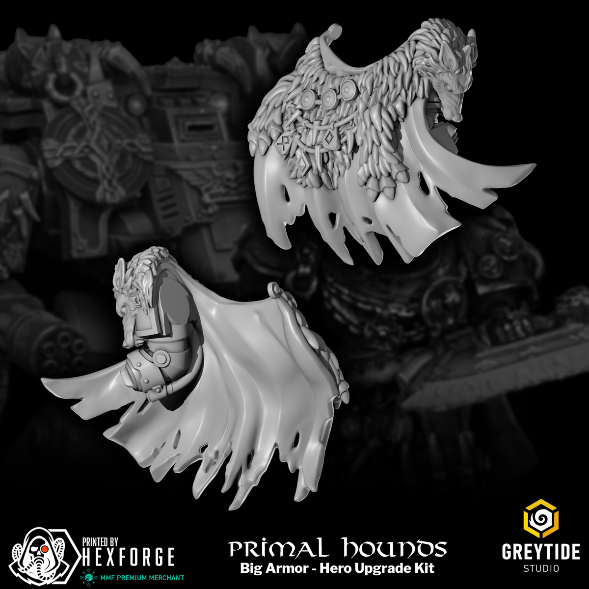 Primal Hounds - Big Armor - Hero Upgrade Kit
