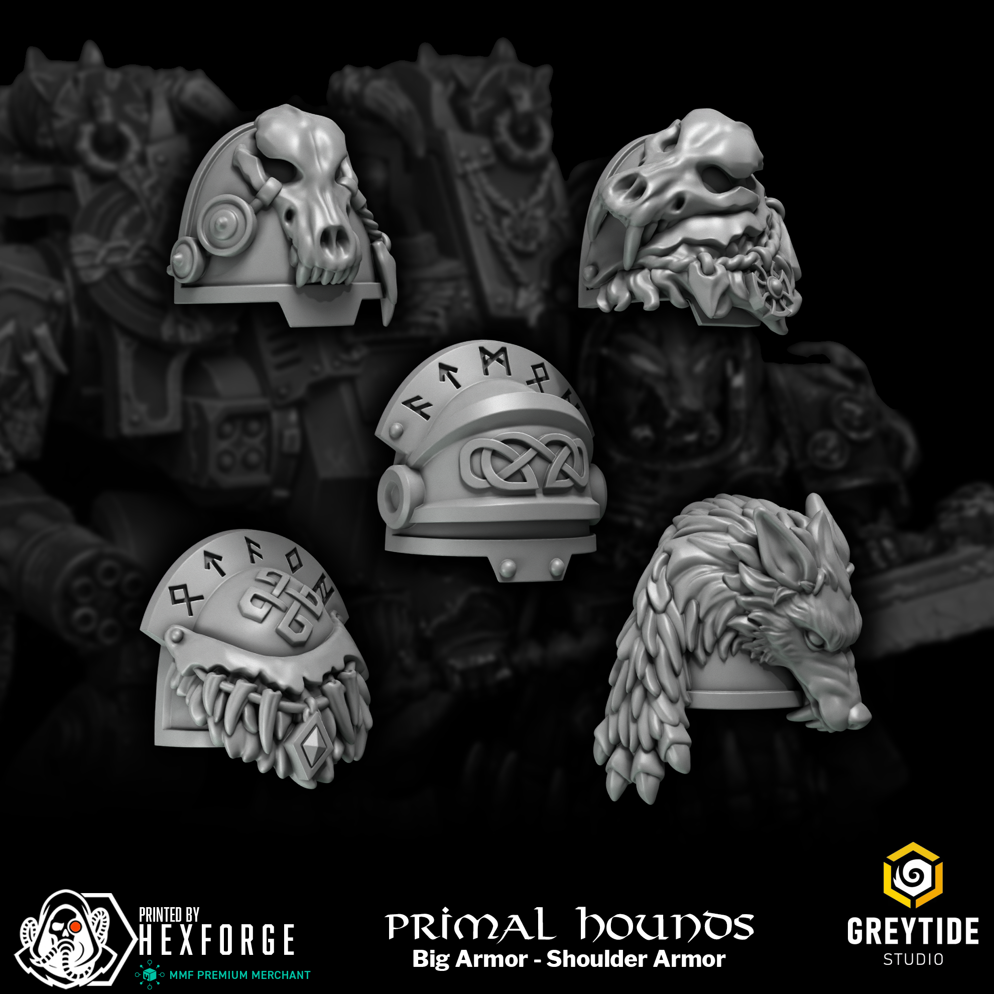 Primal Hounds - Big Armor - Shoulder Armor