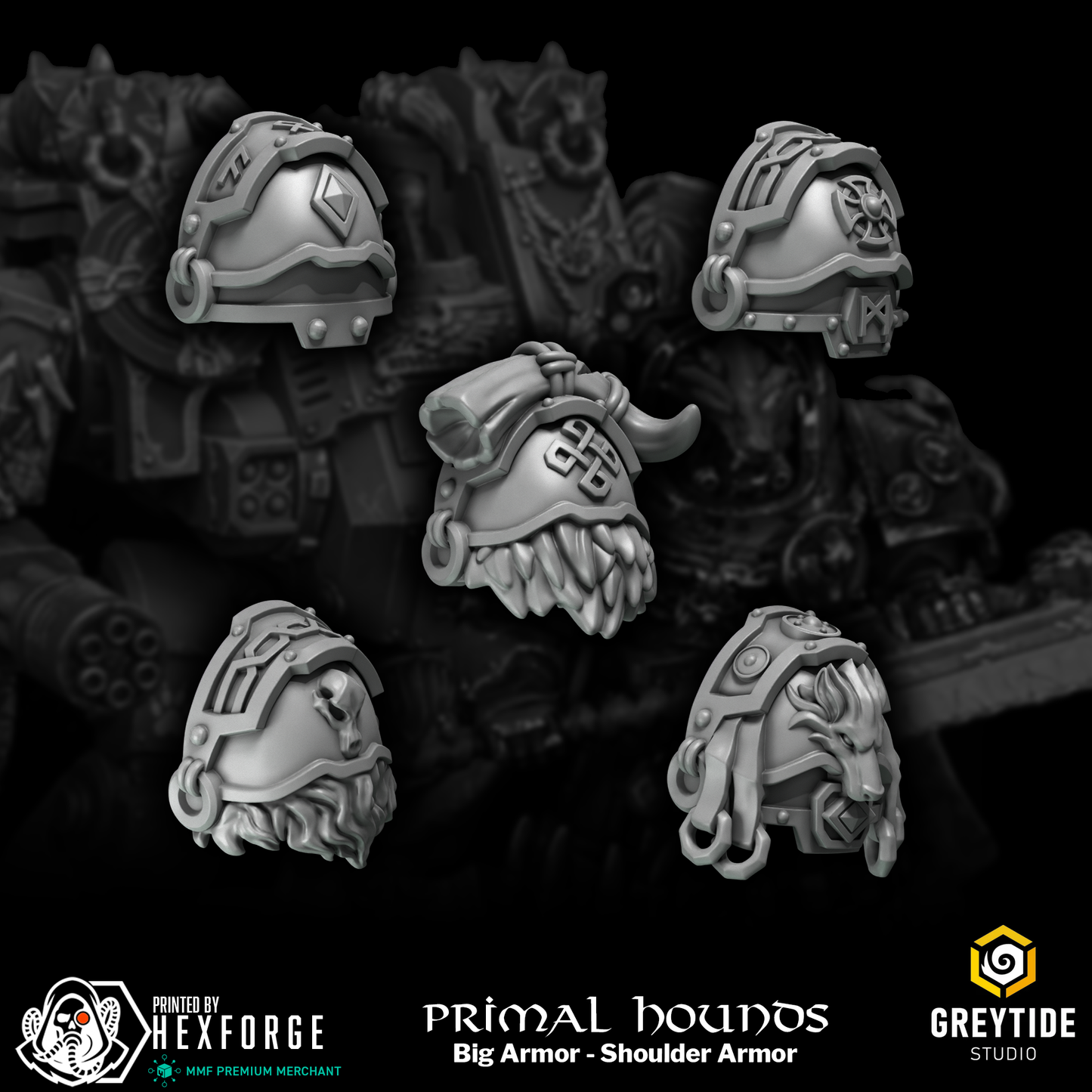 Primal Hounds - Big Armor - Shoulder Armor