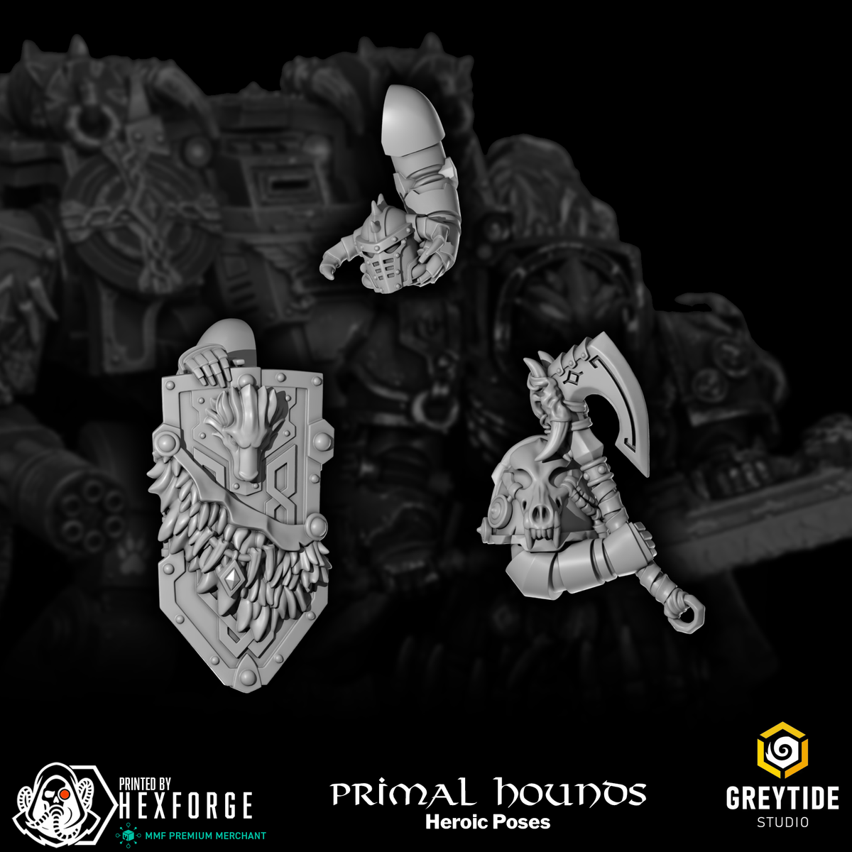 Primal Hounds - Heroic Poses