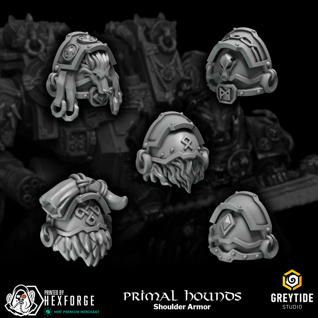 Primal Hounds - Shoulder Armor