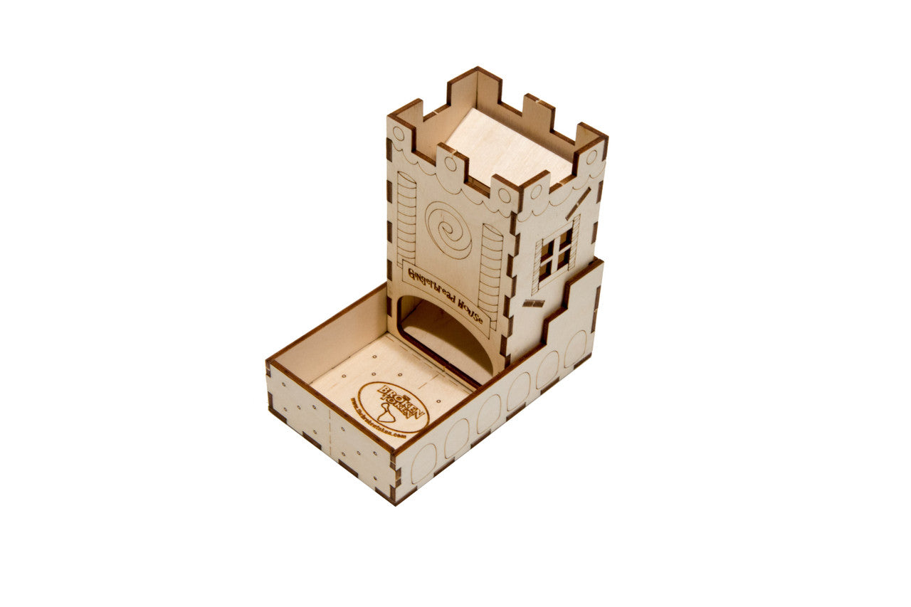 Holiday Dice Tower - Gingerbread