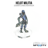 Infinity 3D Markers: Helots (25mm Camo -3, Decoy -1)