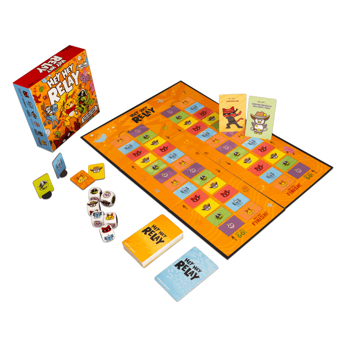 Hey Hey Relay – A Loud, Laugh-Out-Loud Team Party Game