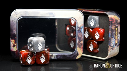 Warmachine: Dusk Fane of Nyrro Official Dice Set