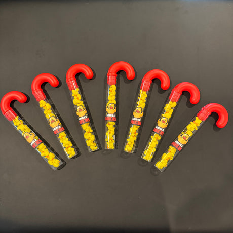 Micro Swole Duck Candy Cane