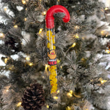 Micro Swole Duck Candy Cane