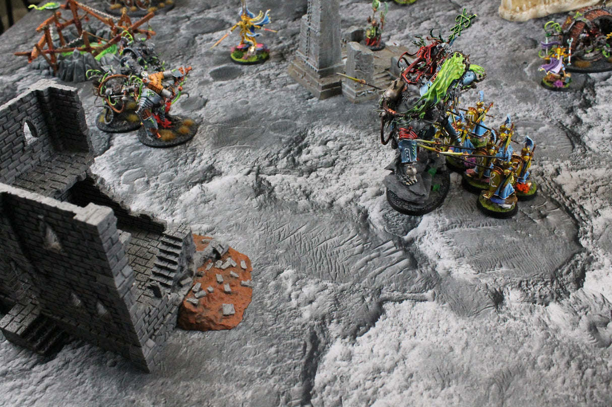 Moonscape - Neoprene Battle Mat - Warhammer, AoS, 40K, Kill Team, MCP, Shatterpoint, Legion, More