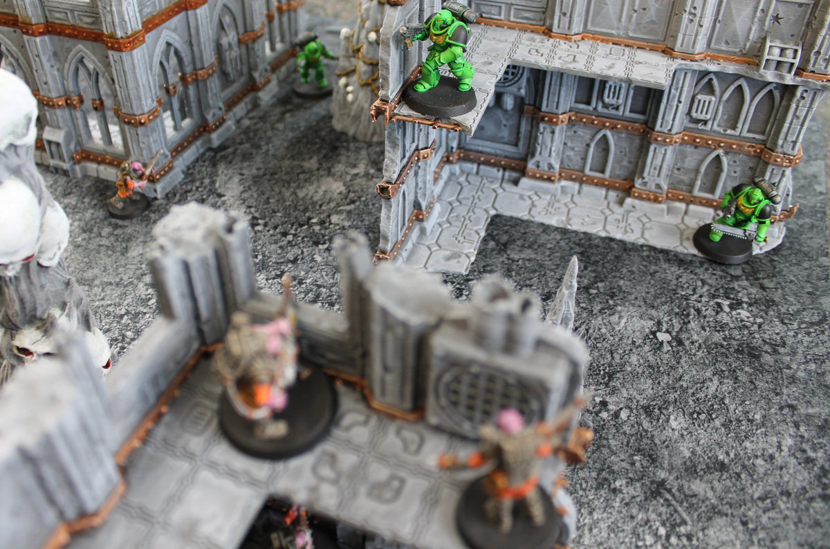 Urban Ruins - Neoprene Battle Mat with Bag