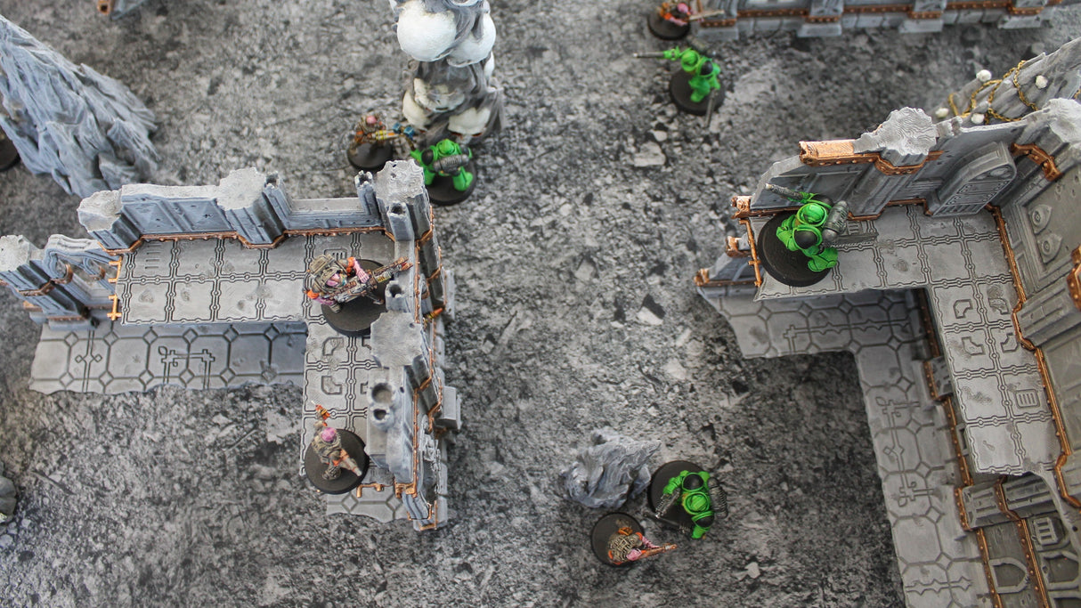 Urban Ruins - Neoprene Battle Mat - Warhammer, AoS, 40K, Kill Team, MCP, Shatterpoint, Legion, Deadzone, More