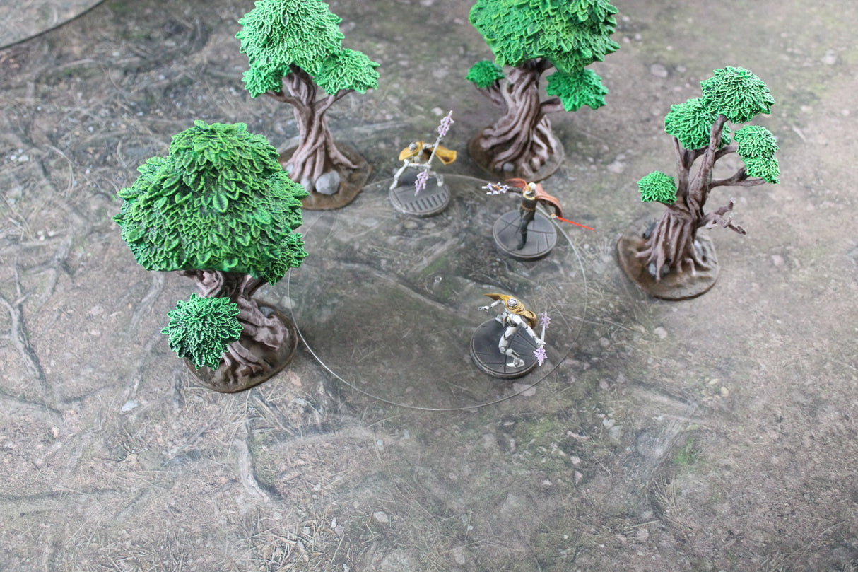 Acrylic Objective Markers - For Use in Star Wars Shatterpoint (Not Official)