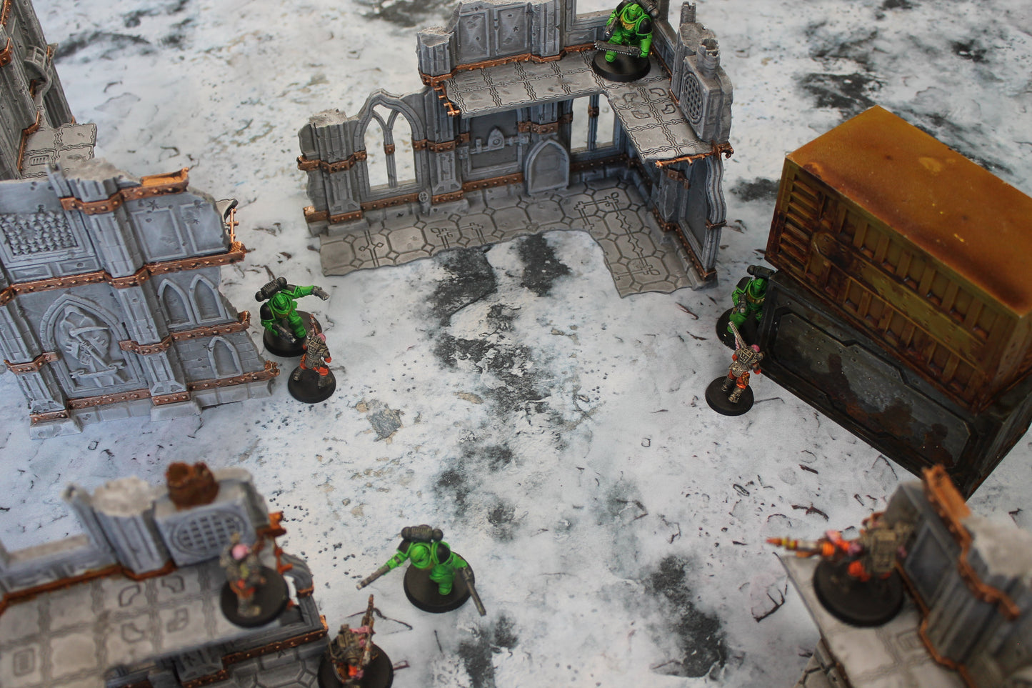 Snowy Tundra - Neoprene Battle Mat with Bag