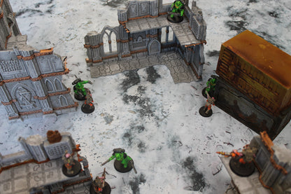 Snowy Tundra - Neoprene Battle Mat with Bag