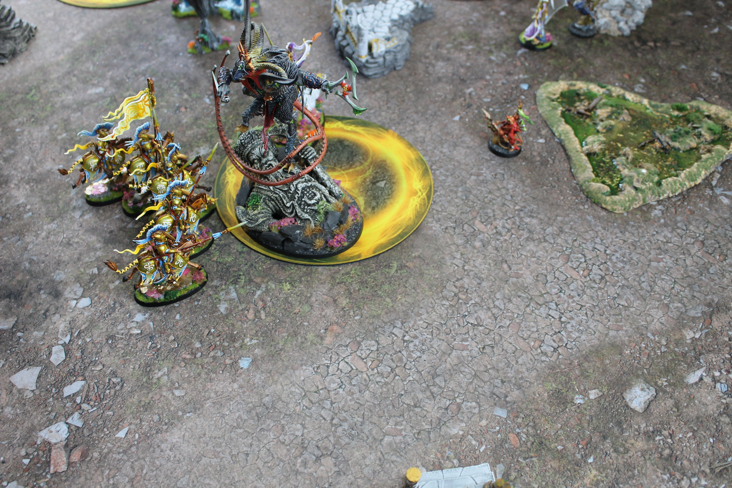 Abandoned Town - Neoprene Battle Mat with Bag