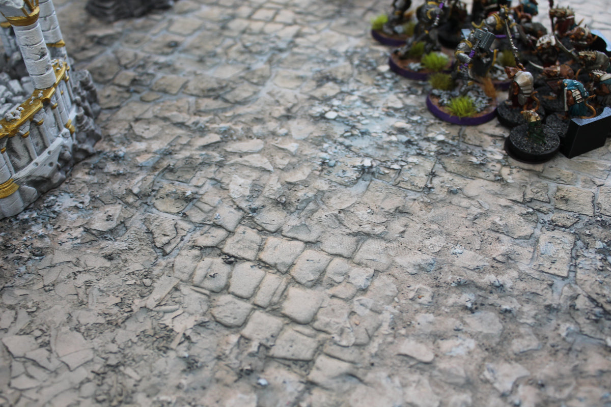 Broken Cobblestone - Neoprene Battle Mat with Bag