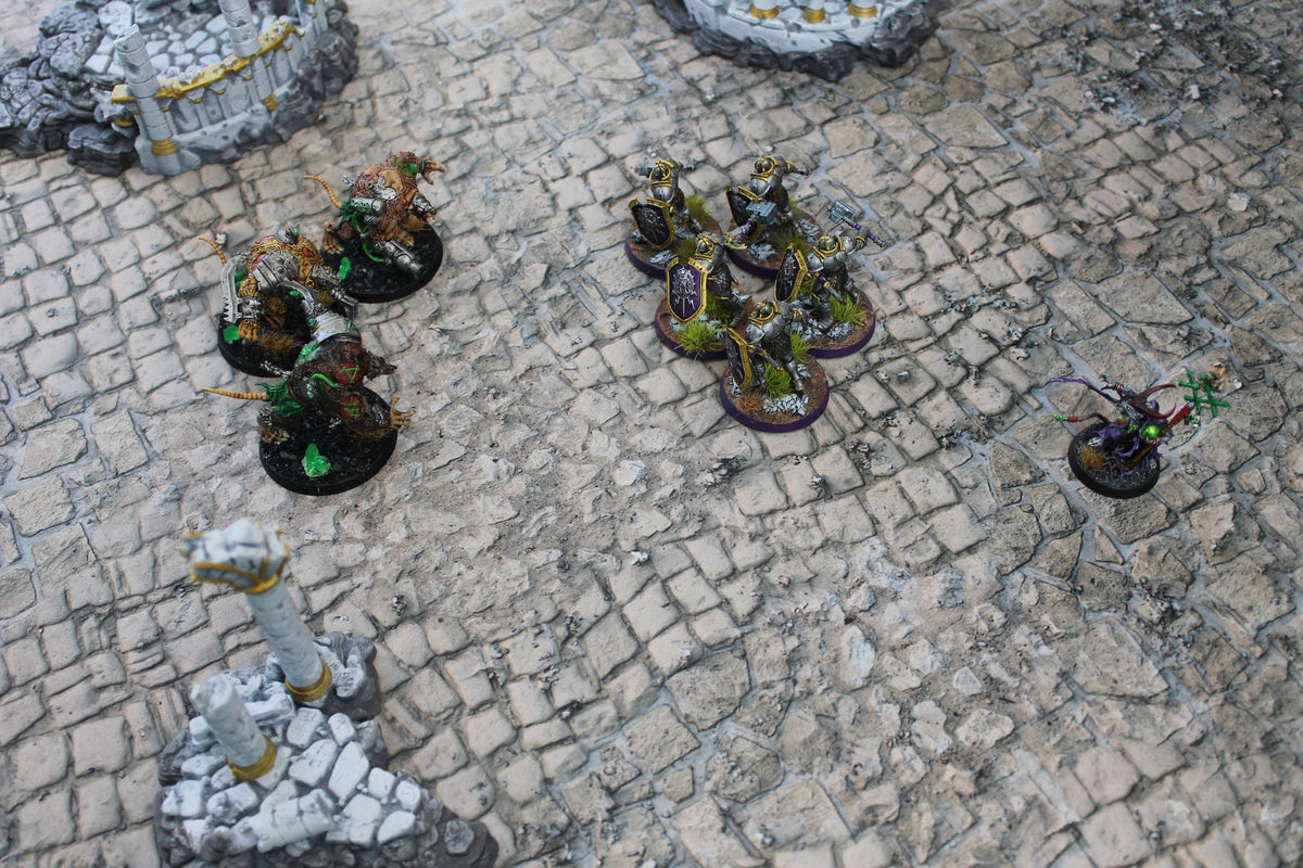 Broken Cobblestone - Neoprene Battle Mat with Bag